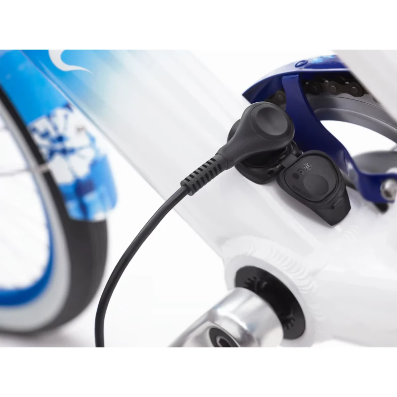 Rower elektryczny Electra Shibori Cruiser Go! Niebieski - ładowanie