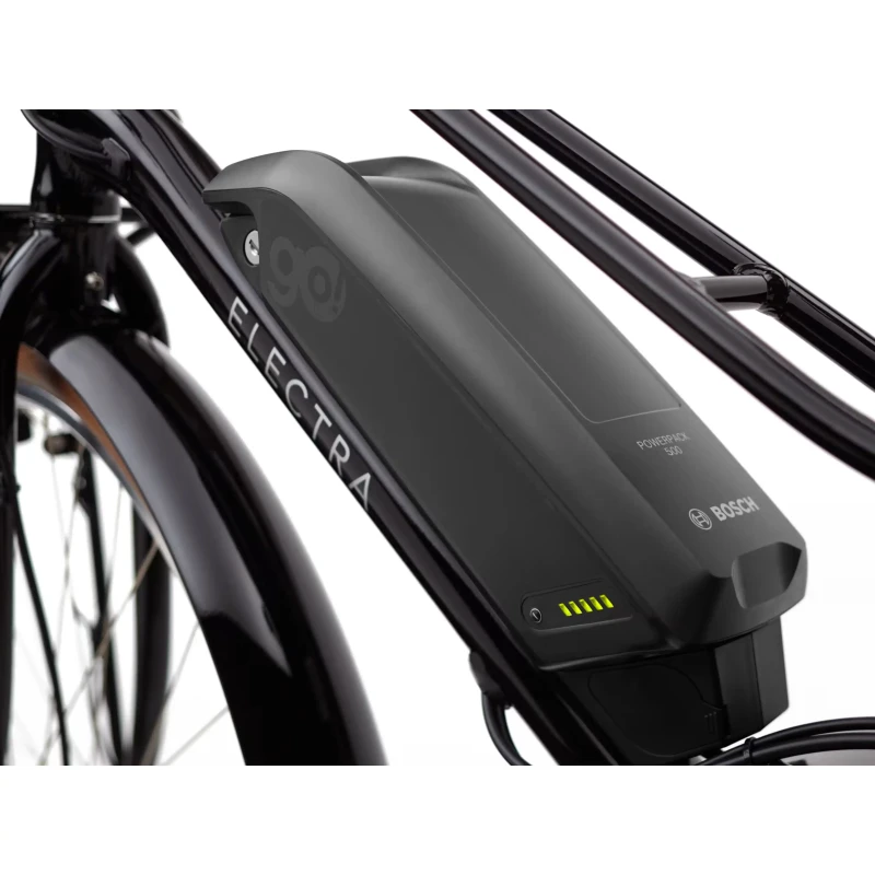 Rower elektryczny Electra Loft Go! 5i EQ Step-Thru 500Wh Czarny - akumulator