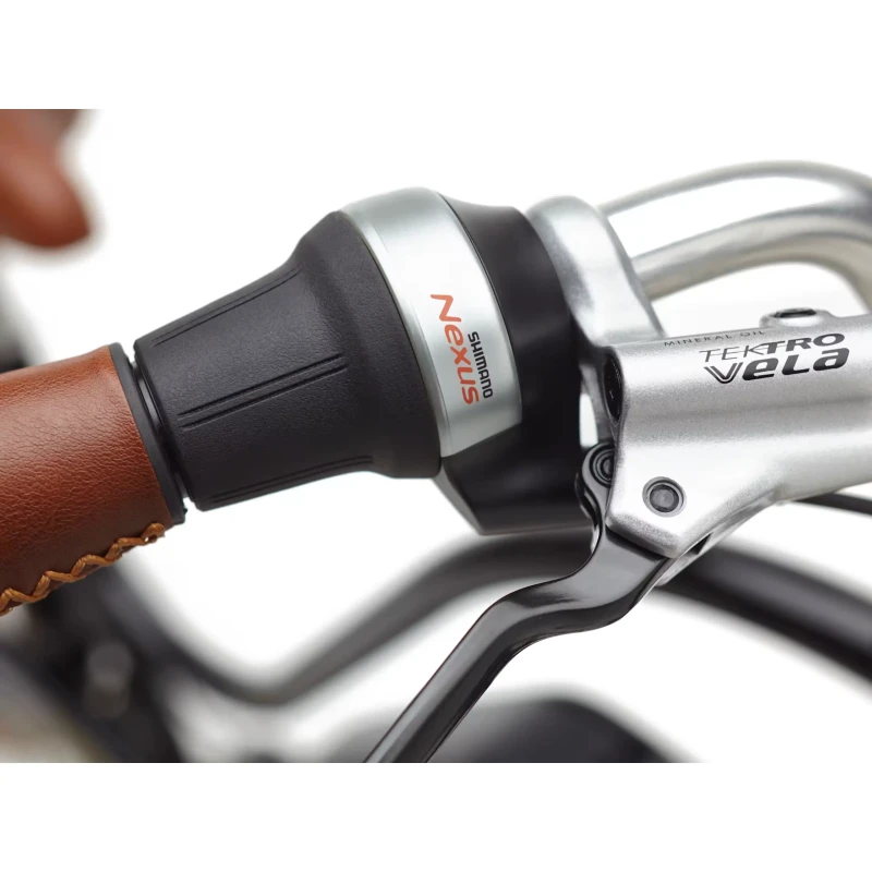 Rower elektryczny Electra Townie Go! 5i EQ Czarny Damski - gripy