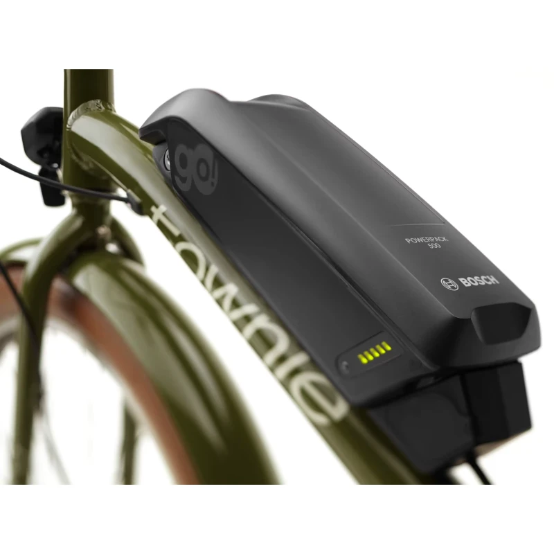 Rower elektryczny Electra Townie Go! 5i EQ Zielony - akumulator