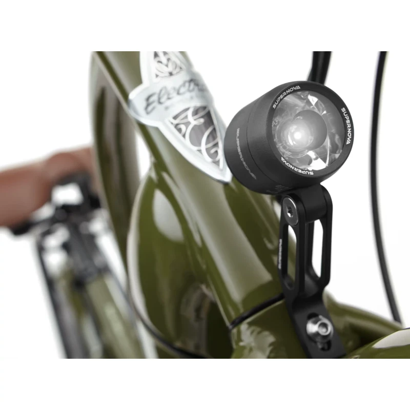 Rower elektryczny Electra Townie Path Go! 10D EQ Zielony - lampka przednia