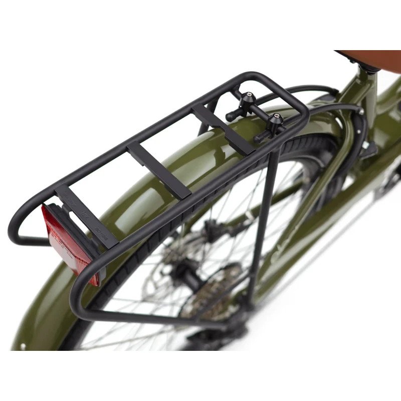 Rower elektryczny Electra Townie Path Go! 10D EQ Zielony - widok bagażnika