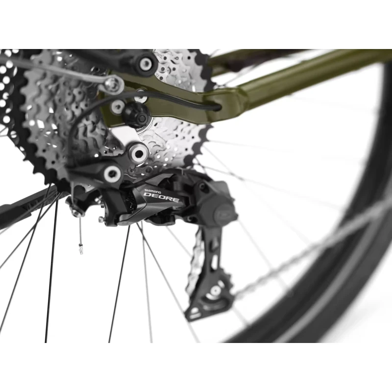 Rower elektryczny Electra Townie Path Go! 10D EQ Zielony - widok piasty