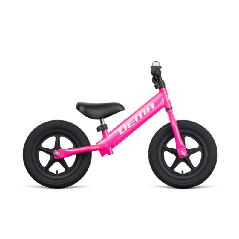 Rower biegowy Dema Różowy - widok z boku