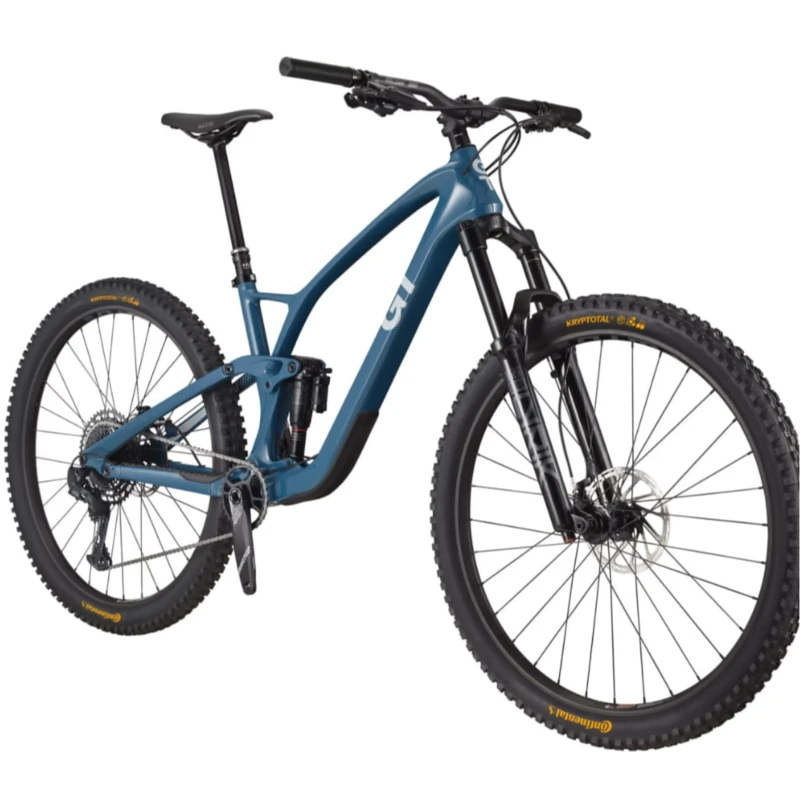 Rower MTB GT Sensor Carbon Pro Niebieski - widok z przodu