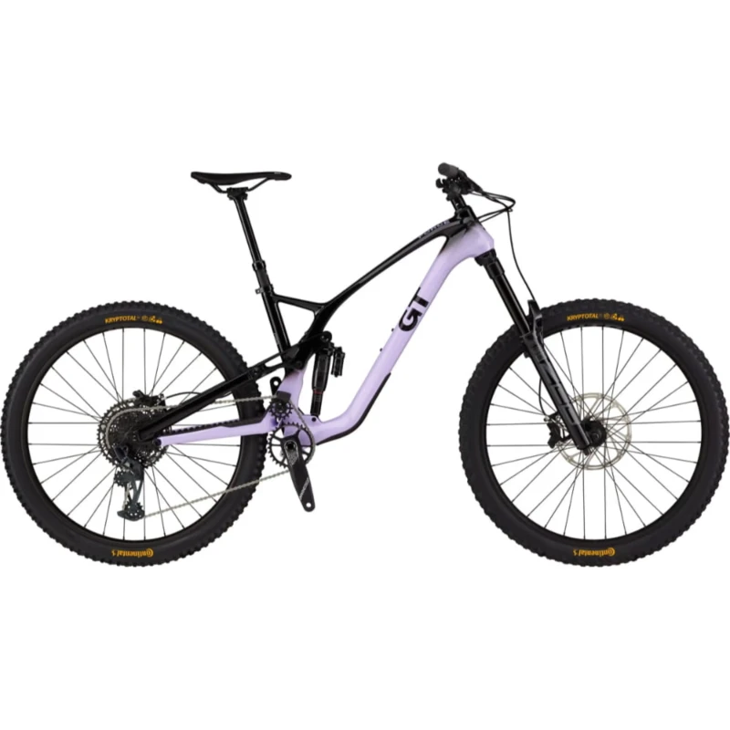 Rower MTB GT Force Carbon Pro Różowy - widok z boku