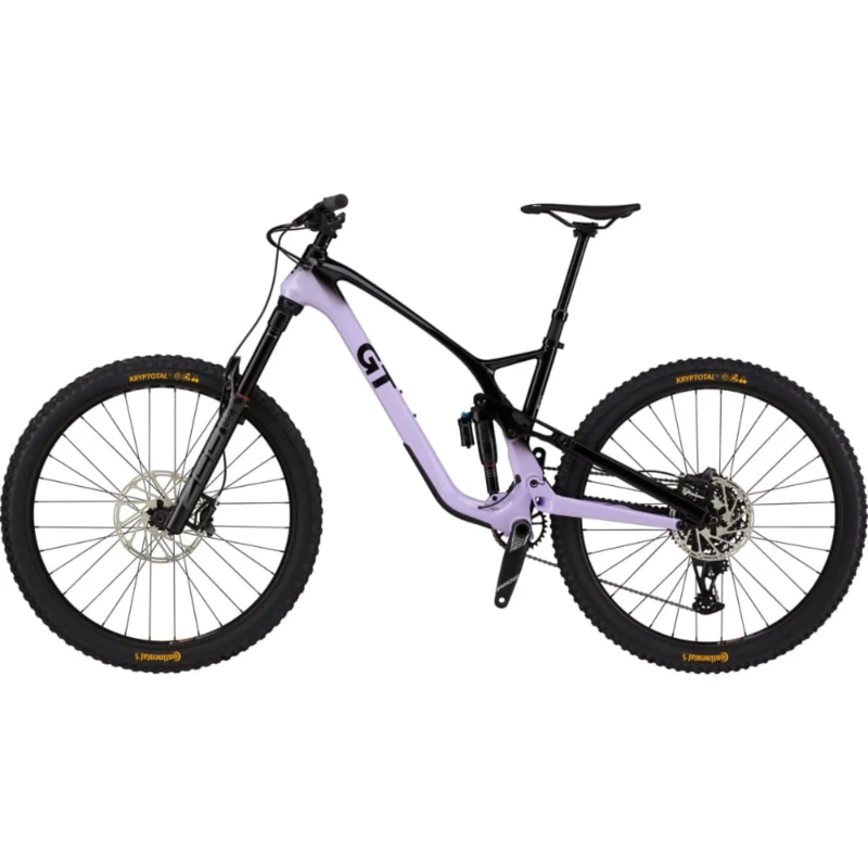 Rower MTB GT Force Carbon Pro Różowy - widok z boku