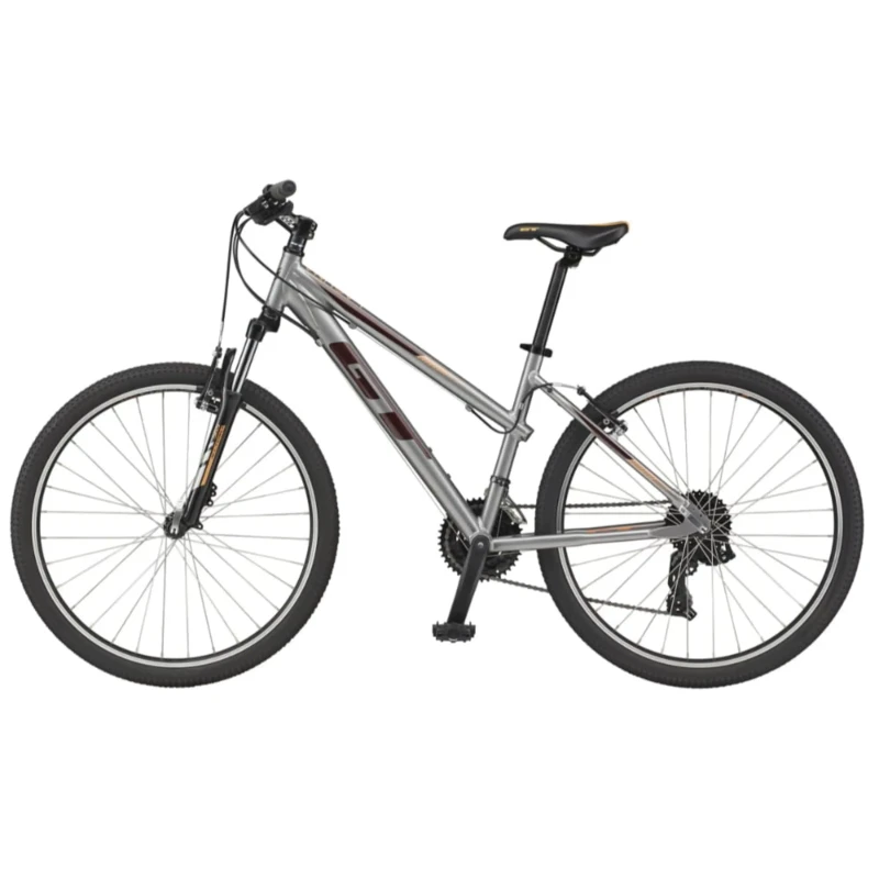 Rower MTB GT Laguna 26"; Srebrny - widok z boku