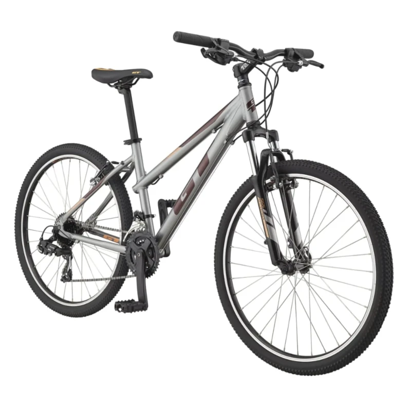 Rower MTB GT Laguna 26"; Srebrny - widok z przodu
