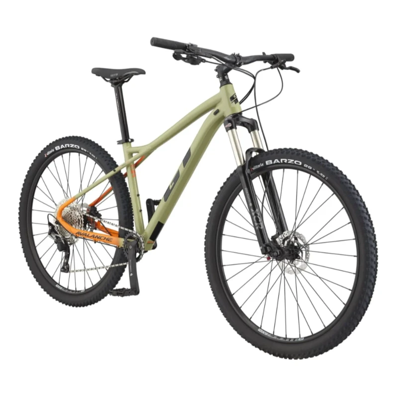 Rower MTB GT Avalanche Elite 29" Zielony - widok z przodu