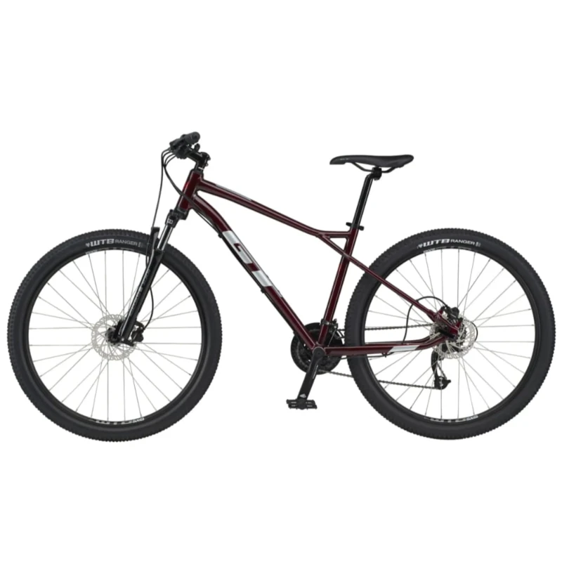 Rower MTB GT Aggressor Expert Shimano 27.5" Bordowy - widok z boku