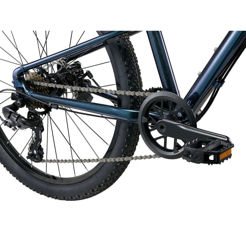 Rower dziecięcy Liv Tempt 24 Disc Granatowy - widok korby