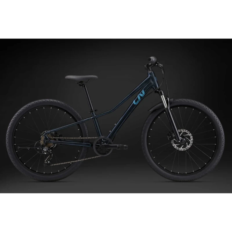Rower dziecięcy Liv Tempt 24 Disc Granatowy - widok roweru