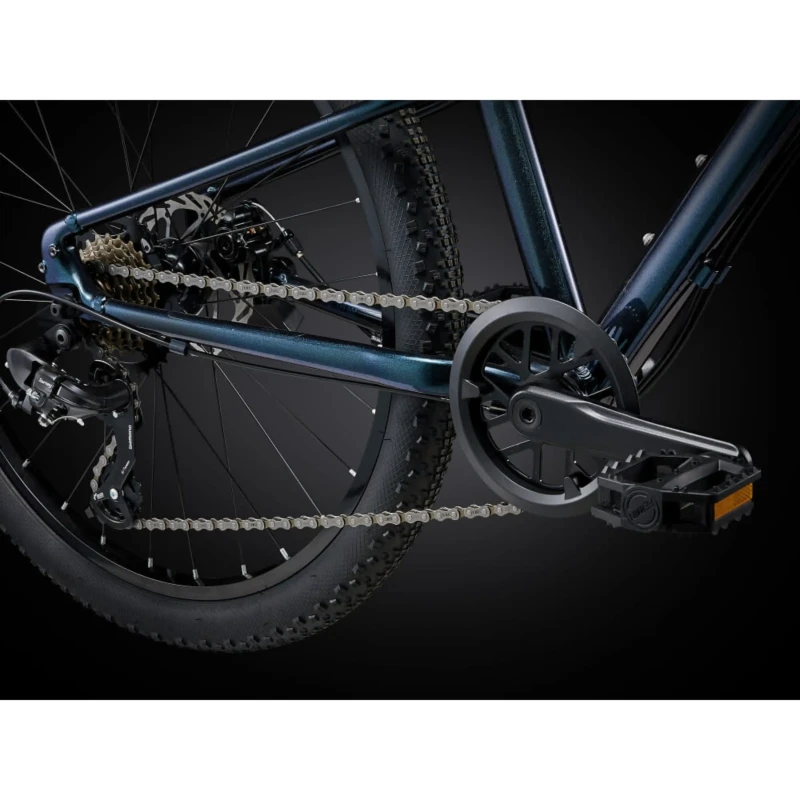 Rower dziecięcy Liv Tempt 24 Disc Granatowy - widok korby