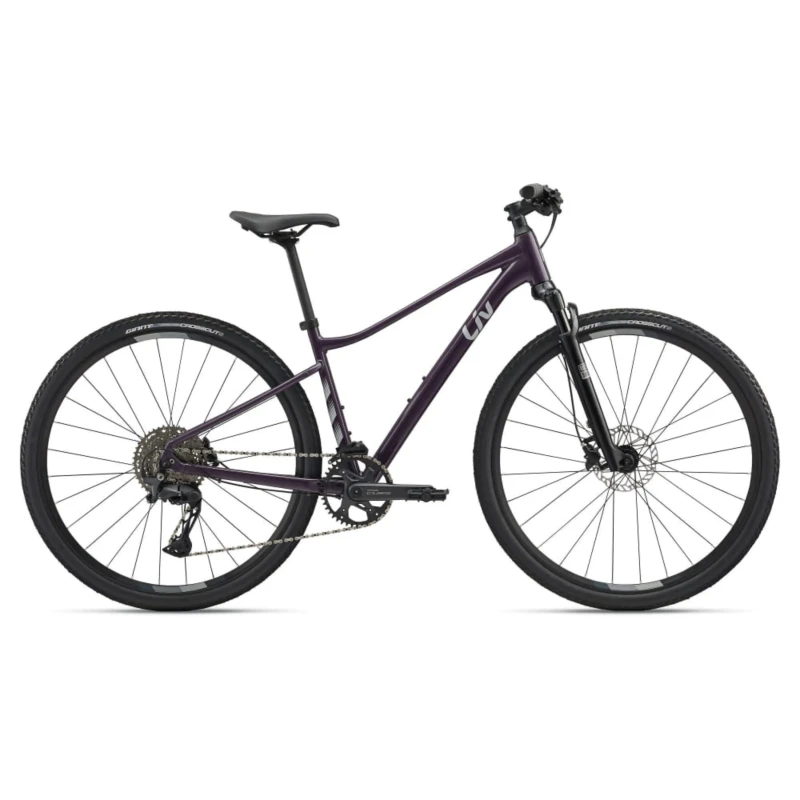 Rower crossowy Liv Rove 1 Tyrian Purple - widok z boku