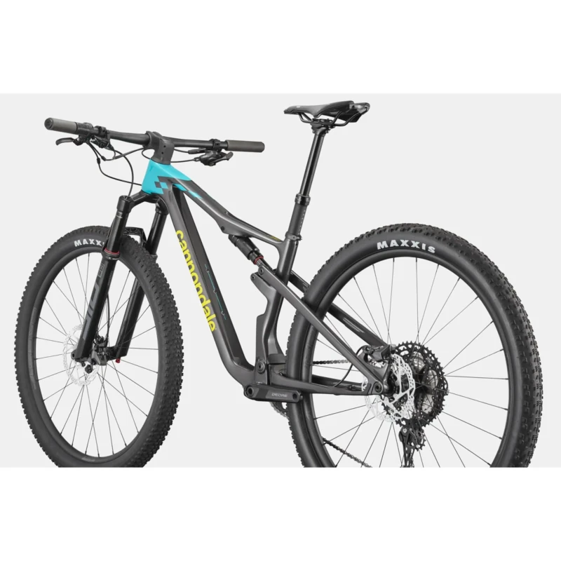 Rower MTB Cannondale Scalpel Carbon 3 Czarno Niebieski - widok z tyłu