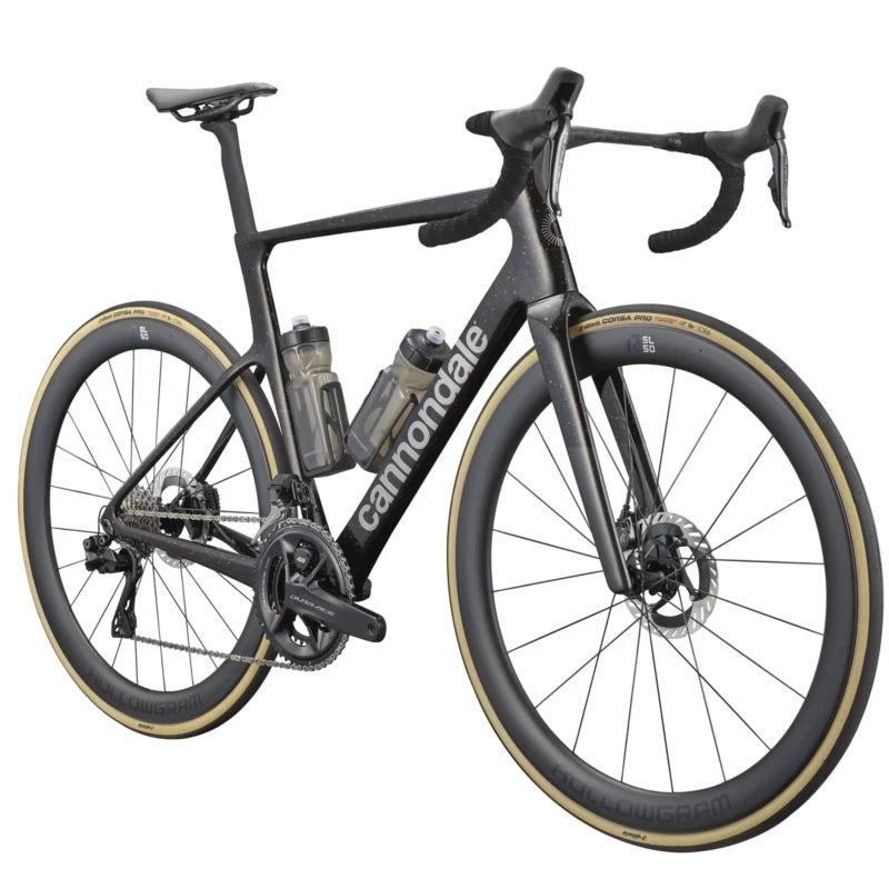 Rower szosowy Cannondale SuperSix Evo Hi-MOD 1 Czarny - widok z przodu