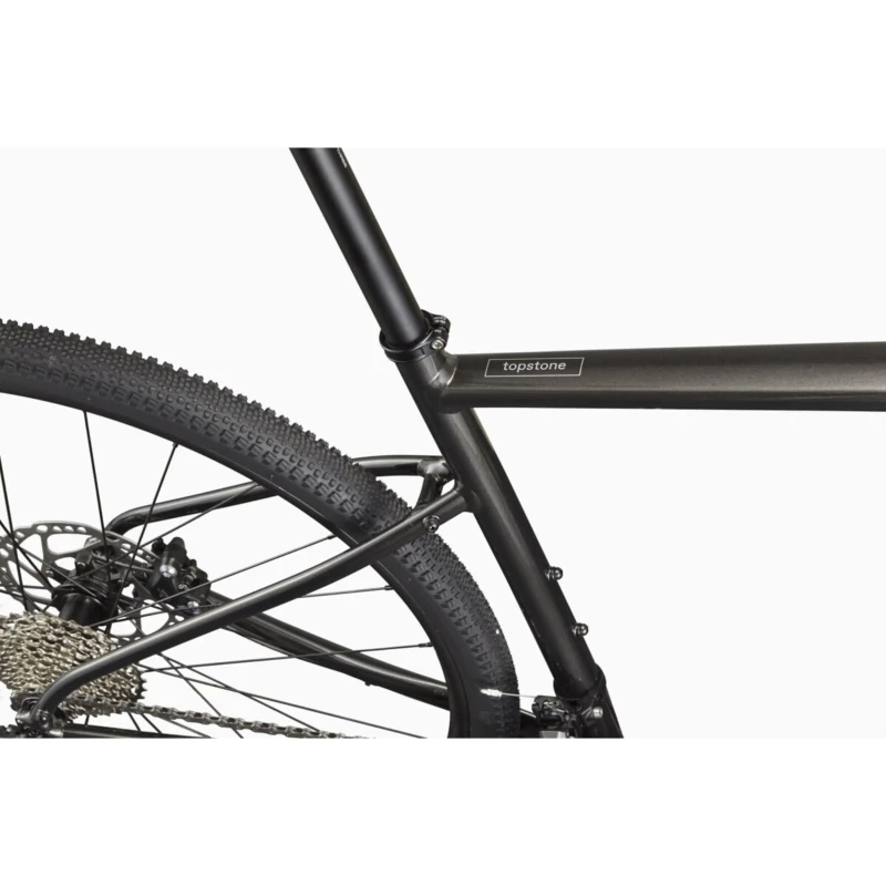Rower gravel Cannondale Topstone 1 Czarny - rama i wspornik siodła