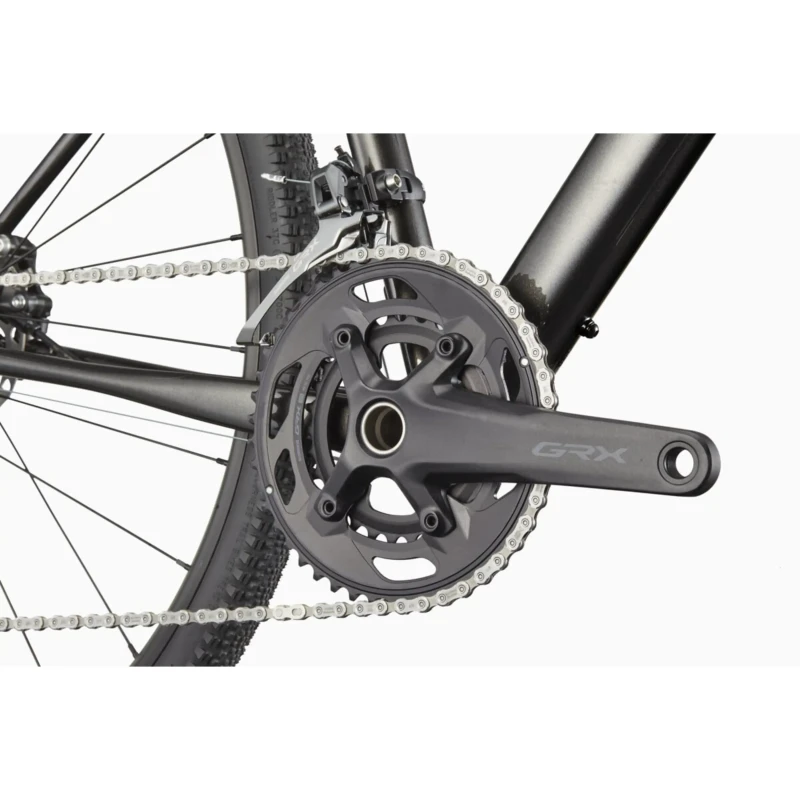 Rower gravel Cannondale Topstone 1 Czarny - widok korby
