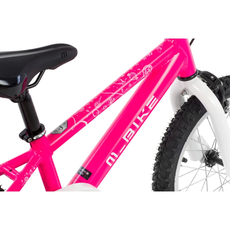 Rower Merida M-BIKE QKI 16" Różowy - widok ramy i siodełka