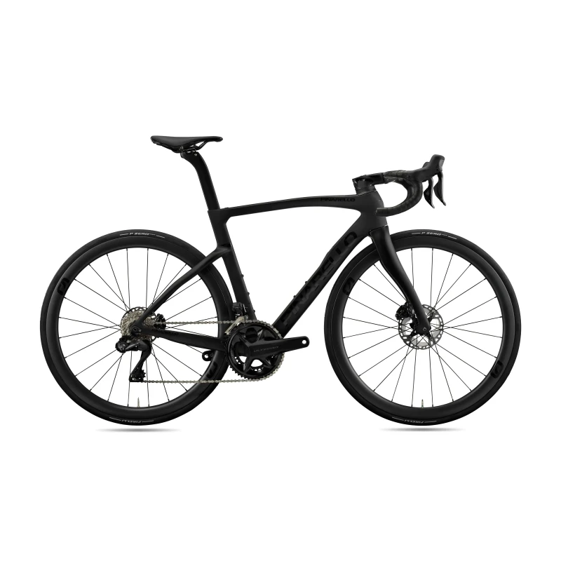 Rower Pinarello F7 Disc Ultegra Di2 Razor Black - widok z boku
