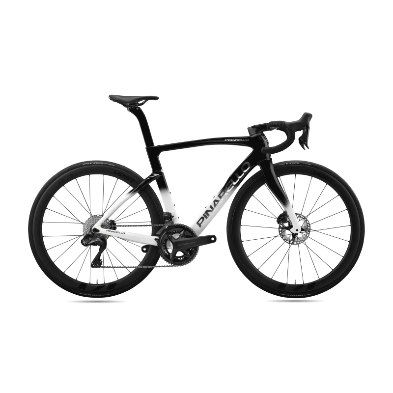 Rower Pinarello F9 Disc Dura Ace Di2 Razor White - widok z boku
