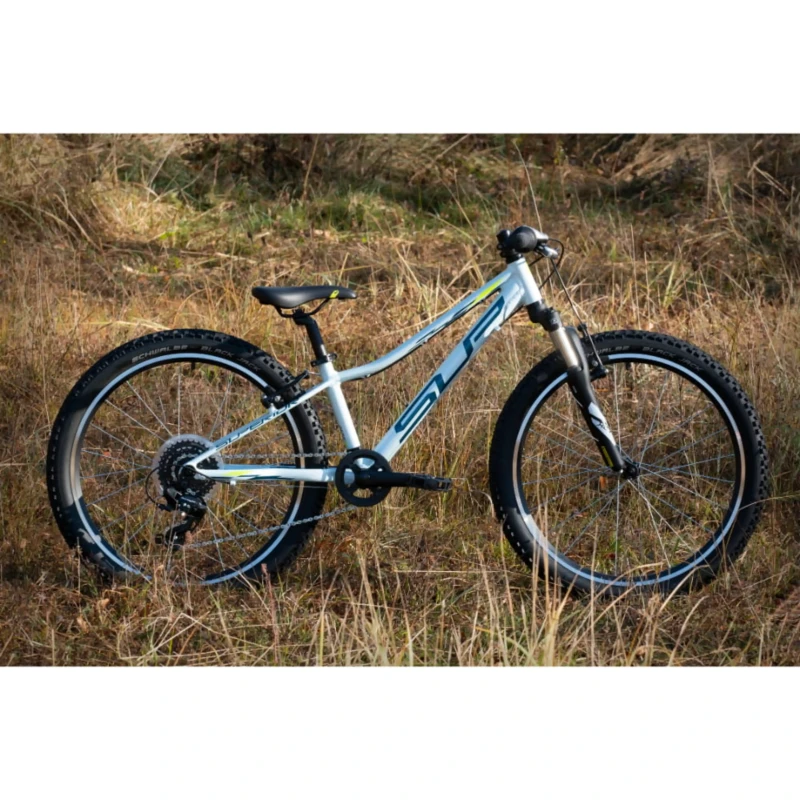 Rower dziecięcy Superior Racer XC 24 Biały - widok z boku