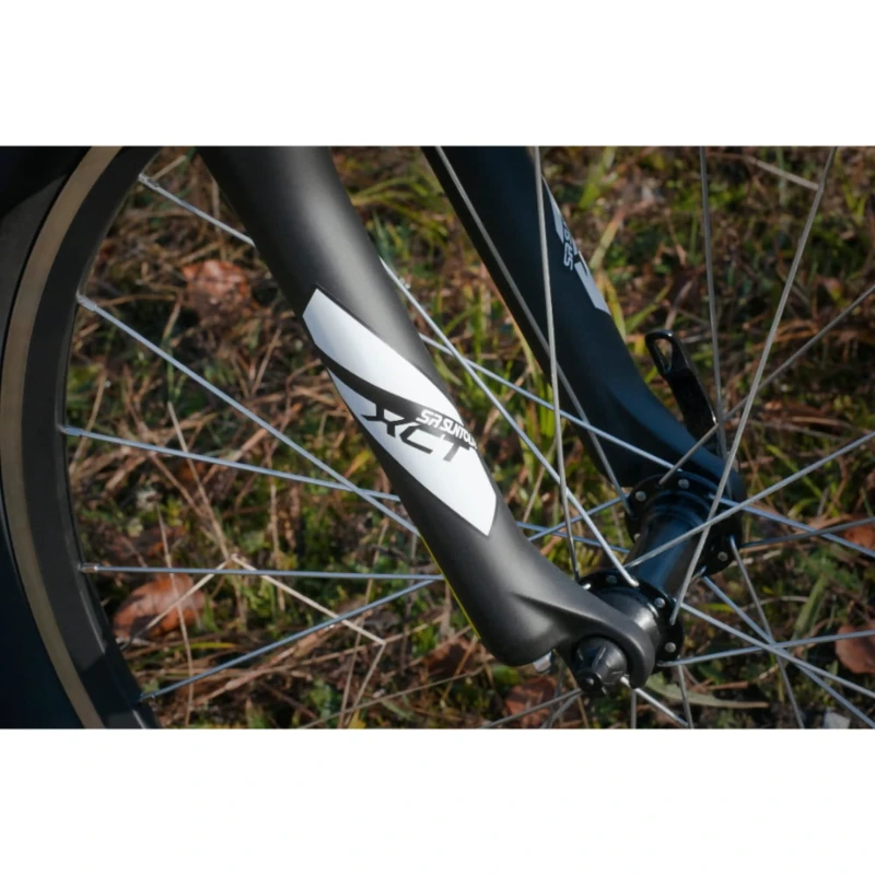 Rower dziecięcy Superior Racer XC 24 Biały - widok piasty