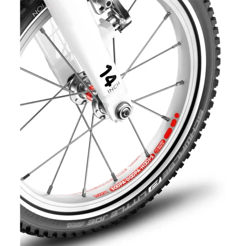 Rower biegowy Woom 1 Plus Czerwony - widok koła