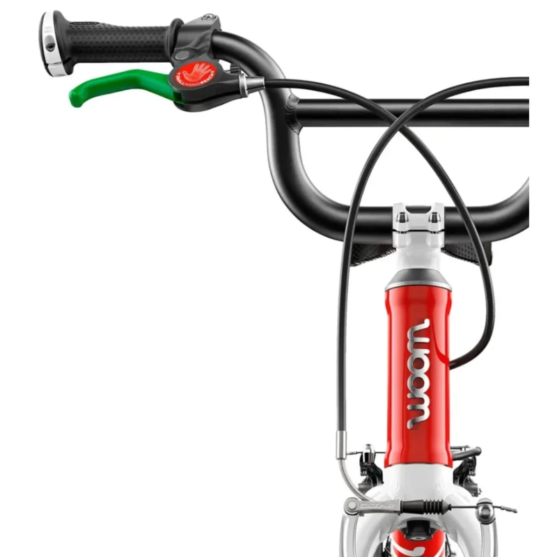 Rower biegowy Woom 1 Plus Czerwony - widok kierownicy