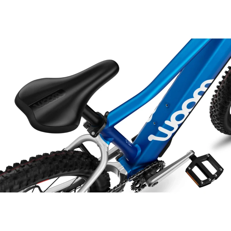 Rower elektryczny Woom UP 5 Niebieski - widok siodełka