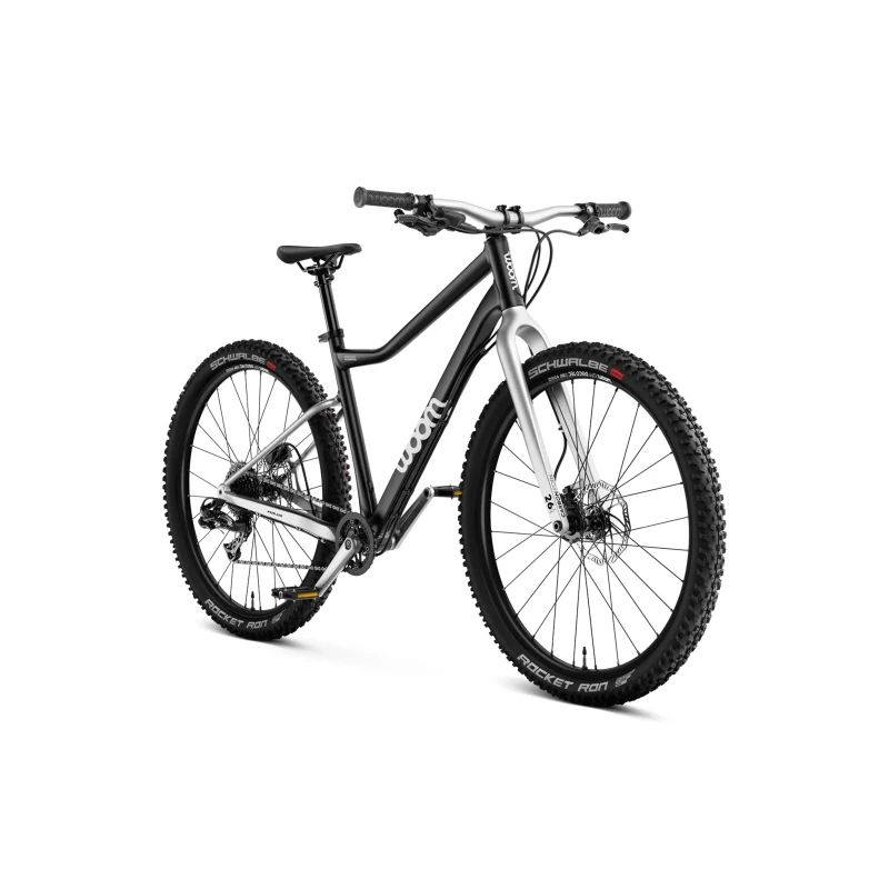 Rower młodzieżowy Woom Off 6 Czarny - widok z przodu