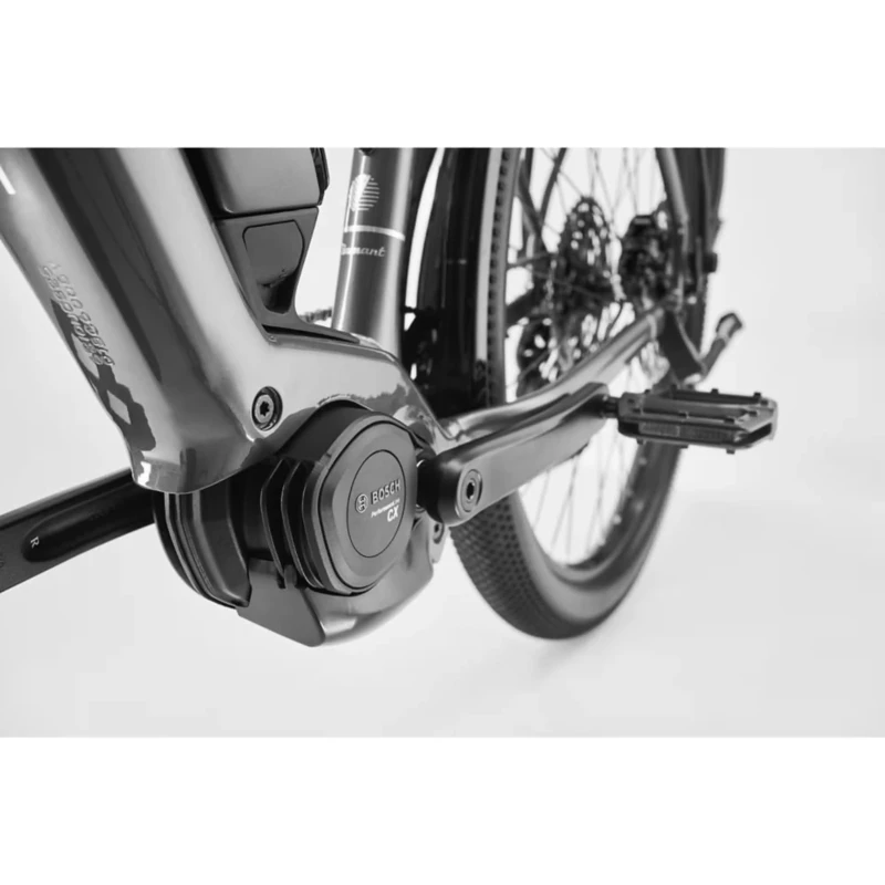 Rower elektryczny Diamant Zing Trip Core z wysoką ramą 400Wh Czarny - widok korby