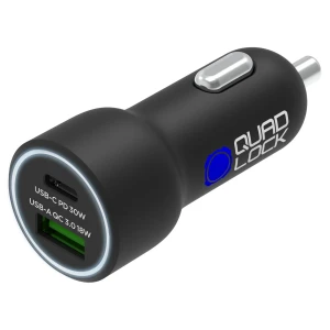 Ładowarka samochodowa Quad Lock 48W Dual Car Charger - USB-C PD + USB-A QC3.0