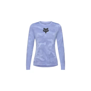 Koszulka MTB damska z długim rękawem Fox Racing x Trek Ranger Fioletowa