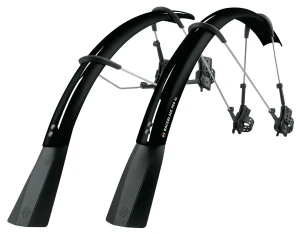 Błotniki 28 Raceblade Pro XL / 25-32mm / druty / chlapacze / 365g / czarne