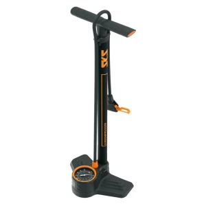 Pompka podłogowa SKS Airkompressor 10.0 H:650mm Czarno Pomarańczowa