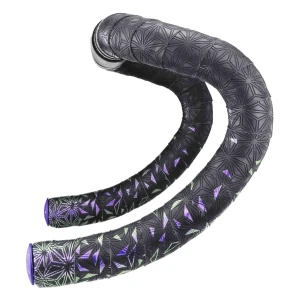 Owijka na kierownicę Supacaz Super Sticky Kush Star Fade Czarno Fioletowa