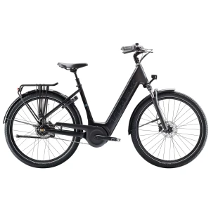 Rower elektryczny Trek District+ 4 z niskim przekrokiem 545Wh Czarny