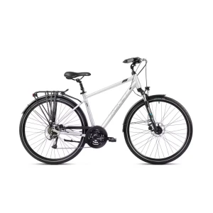 Rower trekkingowy Romet Wagant 4 Srebrno Czarny