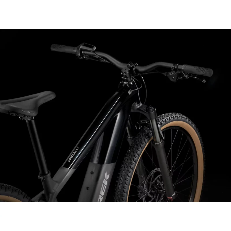 Rower elektryczny Trek Powerfly+ 4 Gen 5 2026 Czarny - widok na kierownicę