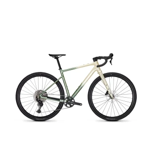 Rower gravel Focus Atlas 6.7 Srebrno Zielony