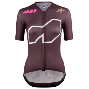 Koszulka rowerowa damska Assos Dyora R S11 We are the A Bordowa