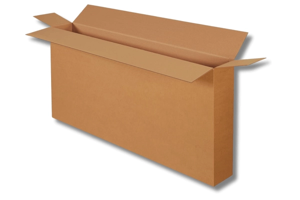 Dostawa kurierem roweru w fabrycznym kartonie