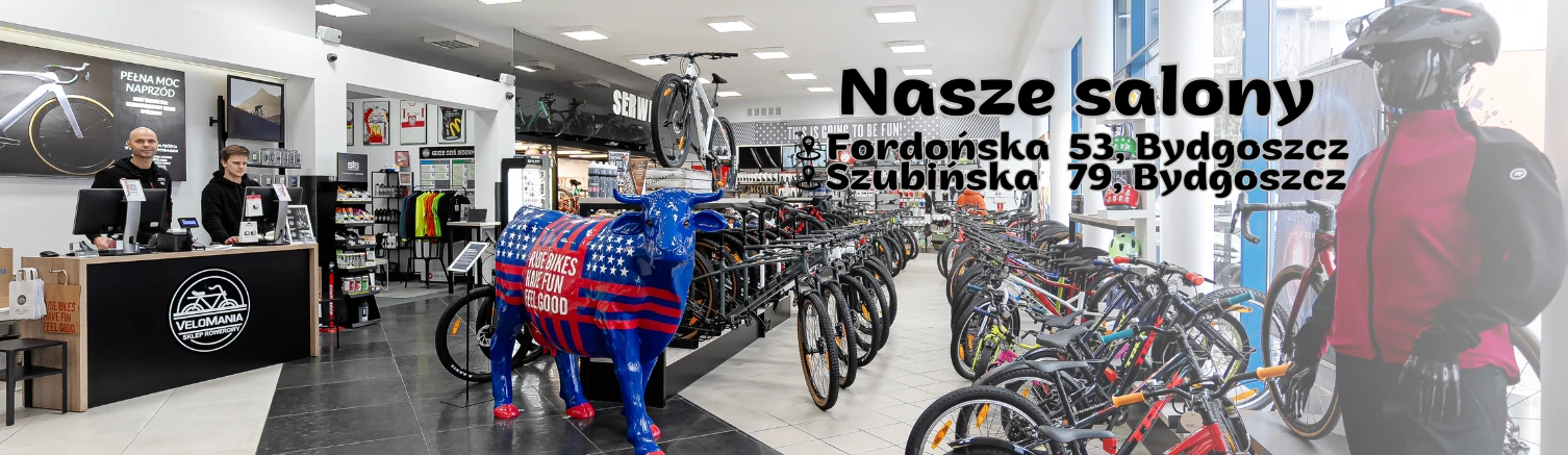 Nasze salony Sklep rowerowy online - e-Velomania.pl