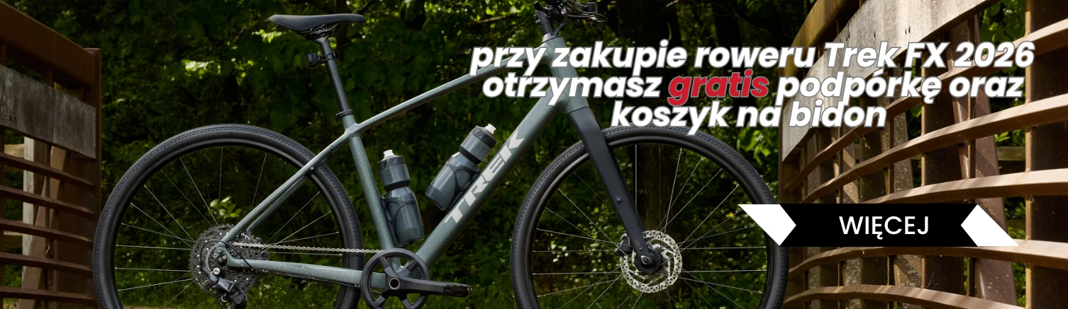 Koszyk i podpórka do Trek FX 2026 Sklep rowerowy online - e-Velomania.pl