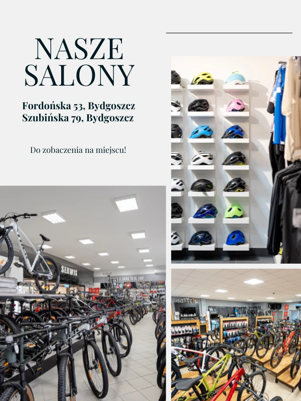 Nasze salony Sklep rowerowy online - e-Velomania.pl