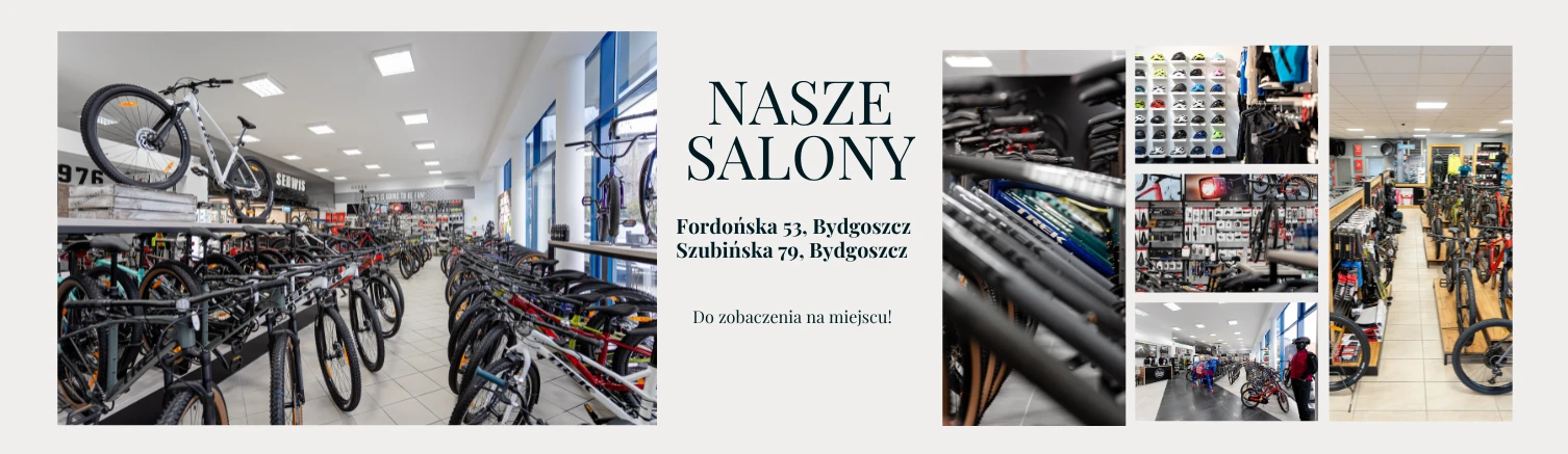 Nasze salony Sklep rowerowy online - e-Velomania.pl