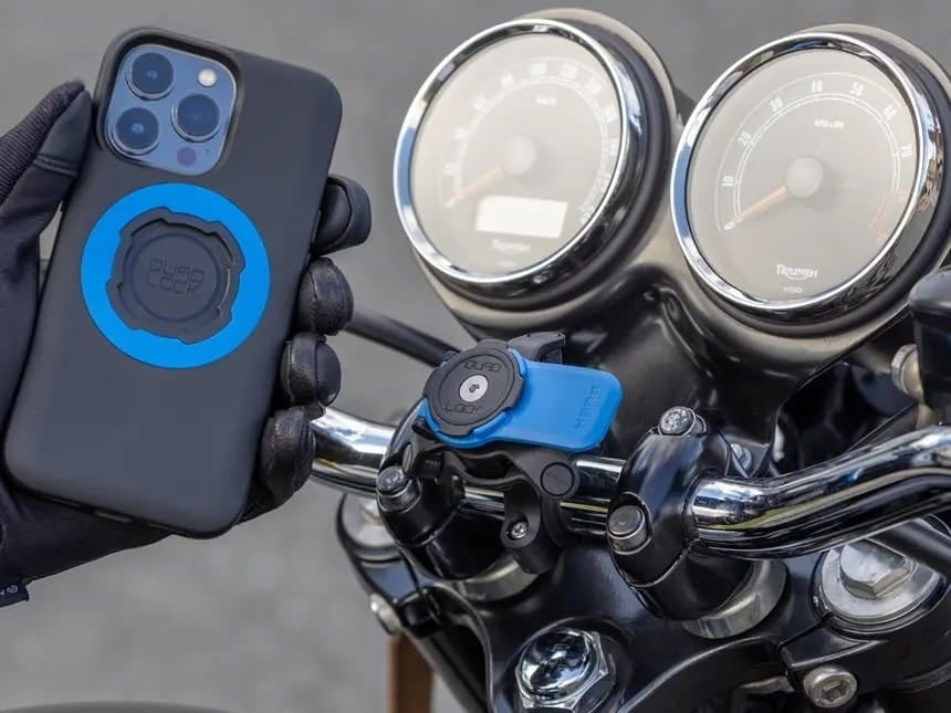 Uchwyt Quad Lock Motorcycle Handlebar Mount (V2) - Sprawdź
